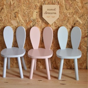 DREWNIANE KRZESEŁKO KRÓLIK WYBIERZ KOLOR