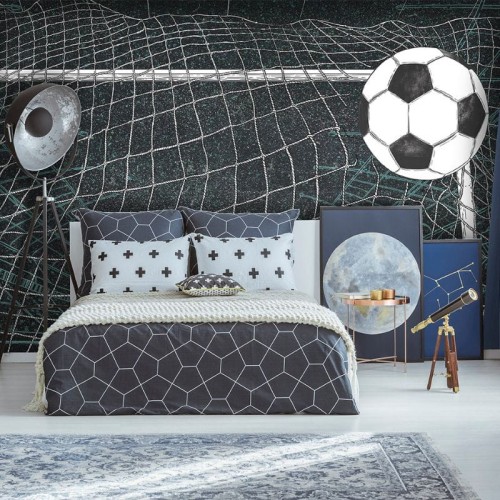 tapeta na ścianę football dark