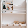 biala półka biblioteczka do pokoju dziecka