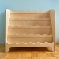 Stojąca biblioteczka Montessori Wamm Cozy Room z naturalnej sklejki brzozowej
