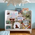 biala biblioteczka frontowa do pokoju dzieciecego