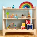 regał na zabawki falbanka