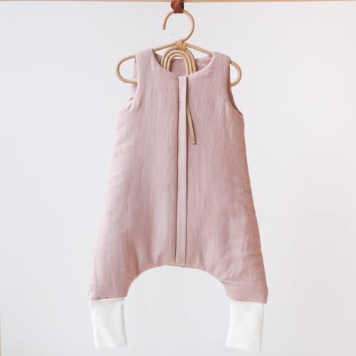 lniany śpiworek z nóżkami