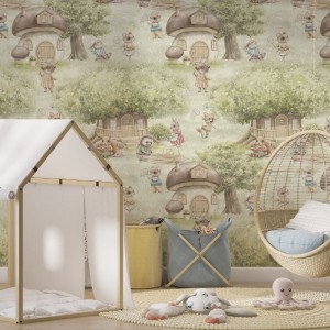 YOKO DESIGN - TAPETA OPOWIEŚCI Z LEŚNEJ CHATY W65