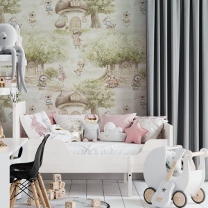 YOKO DESIGN - TAPETA OPOWIEŚCI Z LEŚNEJ CHATY W67