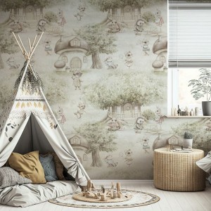 YOKO DESIGN - TAPETA OPOWIEŚCI Z LEŚNEJ CHATY W69