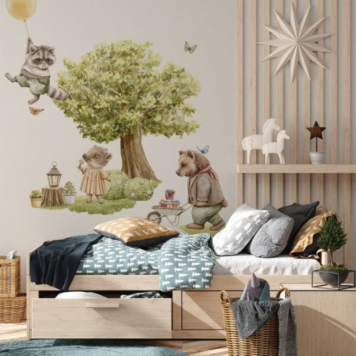 zestaw naklejek zwierzęta