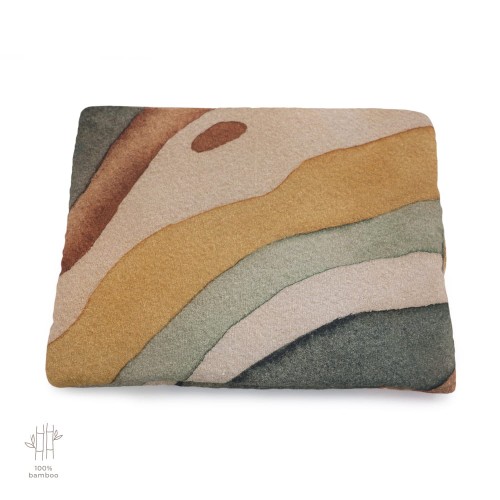 plaska poduszeczka dla niemowlaka bambus