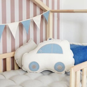 MOI MILI - PODUSZKA DEKORACYJNA AUTKO JEANS 
