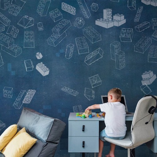 tapeta dla chłopca klocki lego