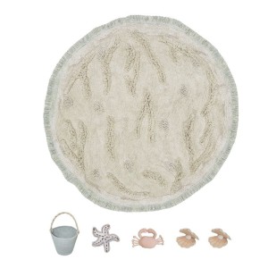 LORENA CANALS - BAWEŁNIANY DYWAN DO ZABAWY WYSPA 120 CM