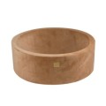 basen z piłeczkami supersoft velvet karmelowy