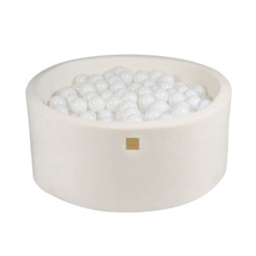 suchy basen velvet  biały