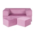 sofa dziecięca różowa