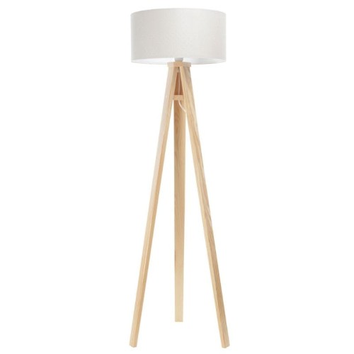 lampa trójnóg jasnokremowa