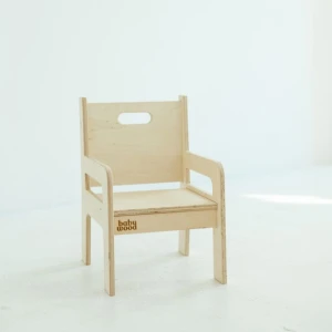 Drewniane krzesełko dla dziecka S/M - Babywood
