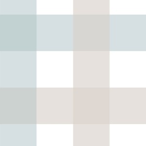 DEKORNIK - TAPETA PROVENCE CHECK BEIGE BLUE BIG