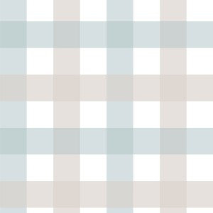 DEKORNIK - TAPETA PROVENCE CHECK BEIGE BLUE MEDIUM