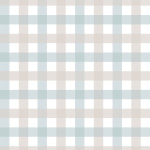 DEKORNIK - TAPETA PROVENCE CHECK BEIGE BLUE SMALL