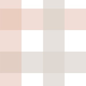 DEKORNIK - TAPETA PROVENCE CHECK BEIGE PINK BIG