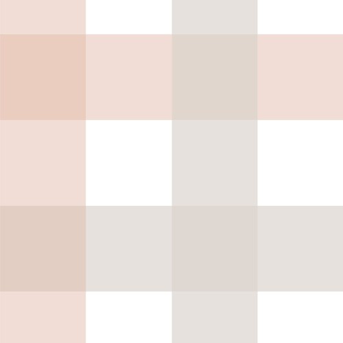 tapeta w kratkę dla dziewczynki