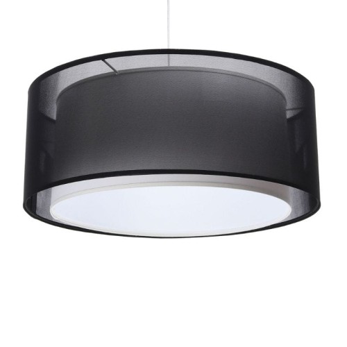 czarna lampa sufitowa