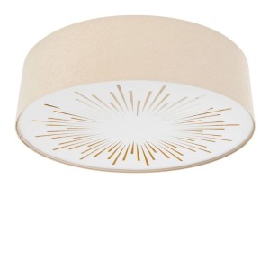 BPS KONCEPT - PLAFON WELUROWY KREMOWY PROMYK  
