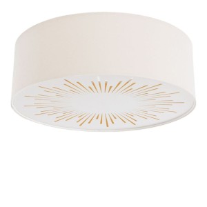 BPS KONCEPT - PLAFON WELUROWY BIAŁY PROMYK   