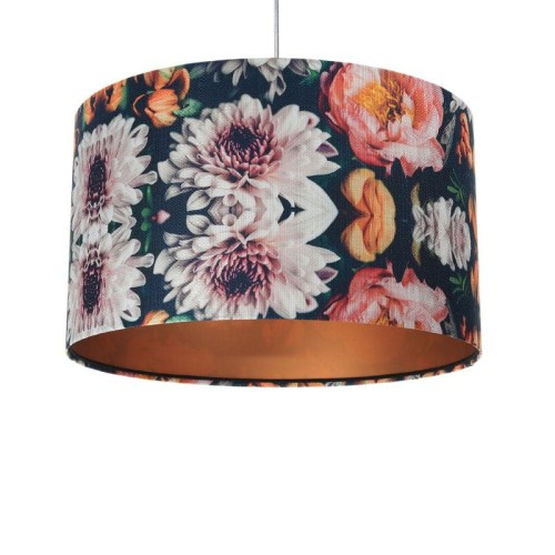 lampa wisząca w kwiaty