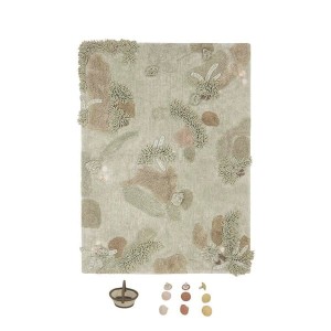 LORENA CANALS - DYWAN BAWEŁNIANY MUSHROOM FOREST 120X160 CM