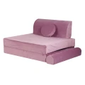 Premium sofa dziecięca Meow Baby w kolorze różowym