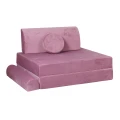 Sofa dziecięca Meow Baby Premium różowa do pokoju dziecięcego