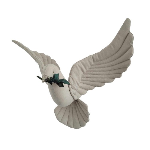 dekoracja z lnu do zawieszenia w pokoju dziecka