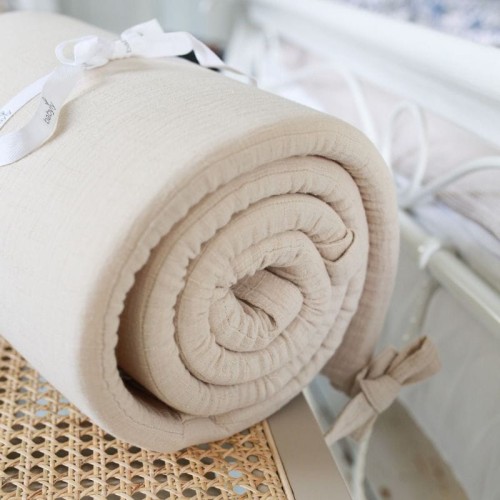 muślinowy ochraniacz do łóżeczka