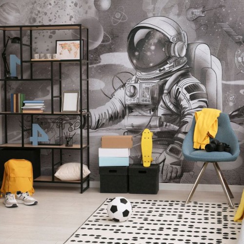 tapeta do pokoju chłopca galaxy