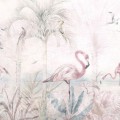 tapeta z flamingami