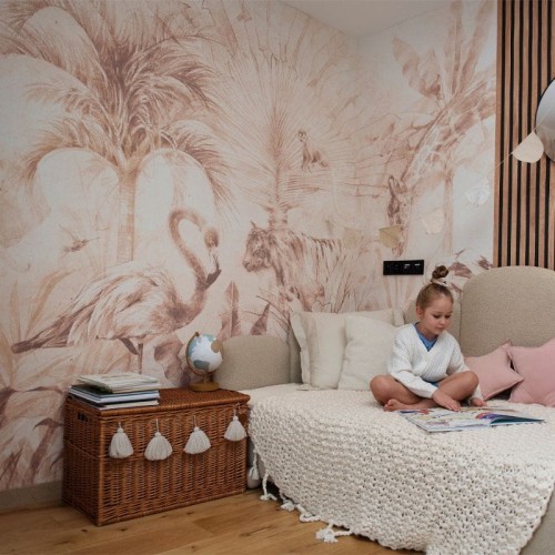 tapeta exotic animals sepia