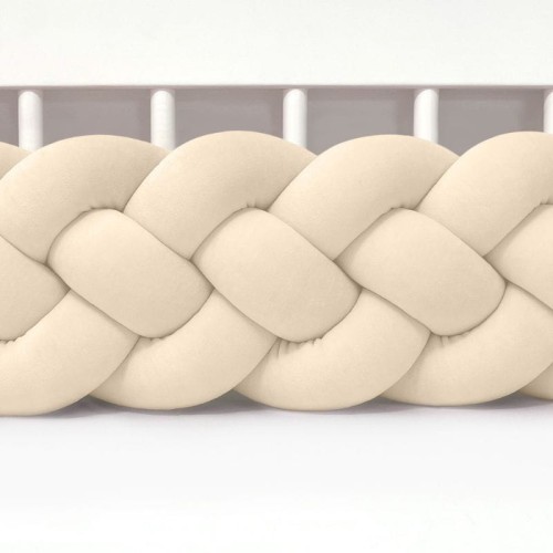 wysoki ochraniacz warkocz do łóżeczka