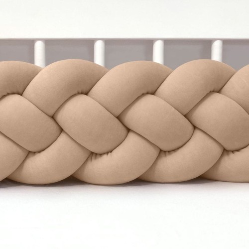 wysoki ochraniacz warkocz do łóżeczka