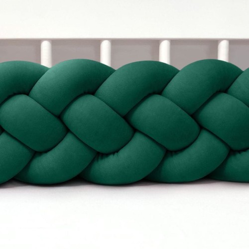 welurowy ochraniacz do łóżeczka butelkowy