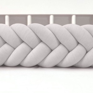 SUPEŁKOWE LOVE - OCHRANIACZ DO ŁÓŻECZKA KŁOS JASNY SZARY