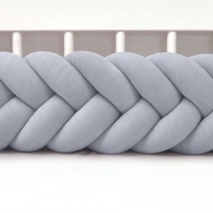 SUPEŁKOWE LOVE - OCHRANIACZ DO ŁÓŻECZKA KŁOS SZARY