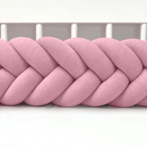 SUPEŁKOWE LOVE - OCHRANIACZ DO ŁÓŻECZKA KŁOS BRUDNY RÓŻ