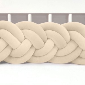 SUPEŁKOWE LOVE - OCHRANIACZ DO ŁÓŻECZKA DUAL ŚMIETANKOWY