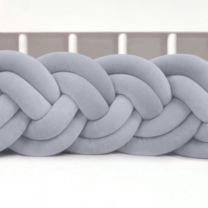 SUPEŁKOWE LOVE - OCHRANIACZ DO ŁÓŻECZKA DUAL SZARY