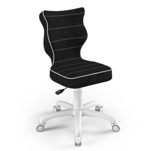 ENTELO - KRZESŁO OBROTOWE DO BIURKA PETIT 4 VISTO CZARNY