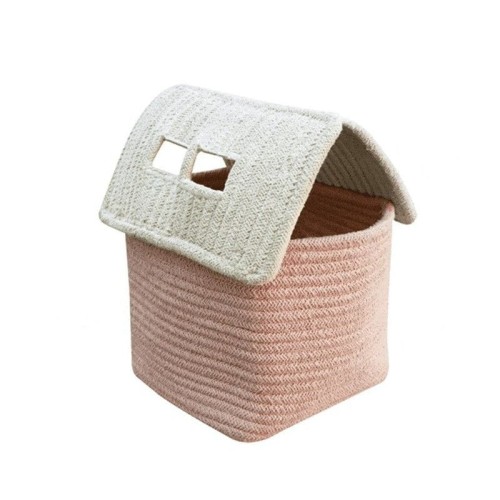 kosz na zabawki domek