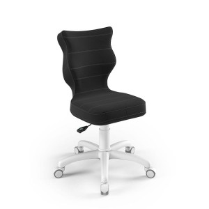 ENTELO - KRZESŁO OBROTOWE DO BIURKA PETIT 4 VELVET ANTRACYTOWY