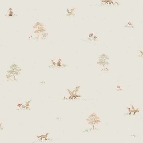 tapeta do pokoju dziecka little fox
