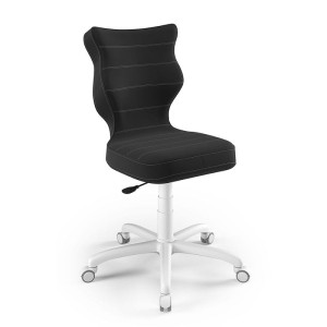 ENTELO - KRZESŁO OBROTOWE DO BIURKA PETIT 6 VELVET ANTRACYTOWY